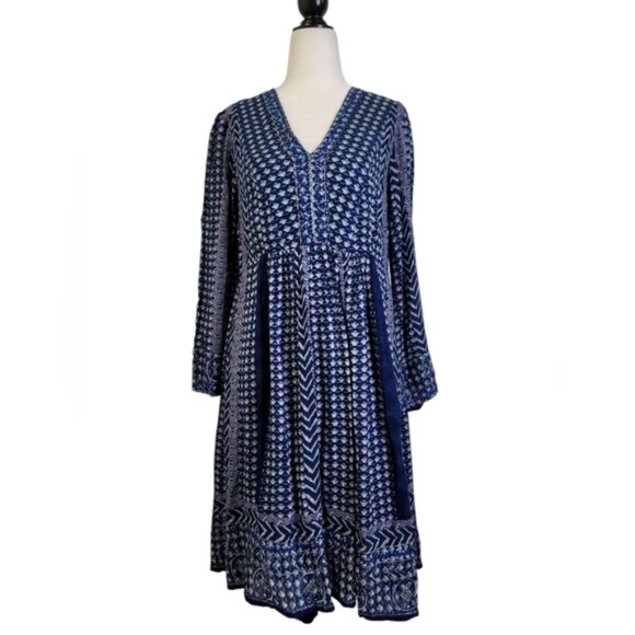 Anthropologie Dresses & Skirts - Anthropologie  Akemi +kin    Aztec print  with embroidered shiny threads  dress